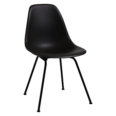 Vitra Eames DSX 43cm Side Chair Grey / Black